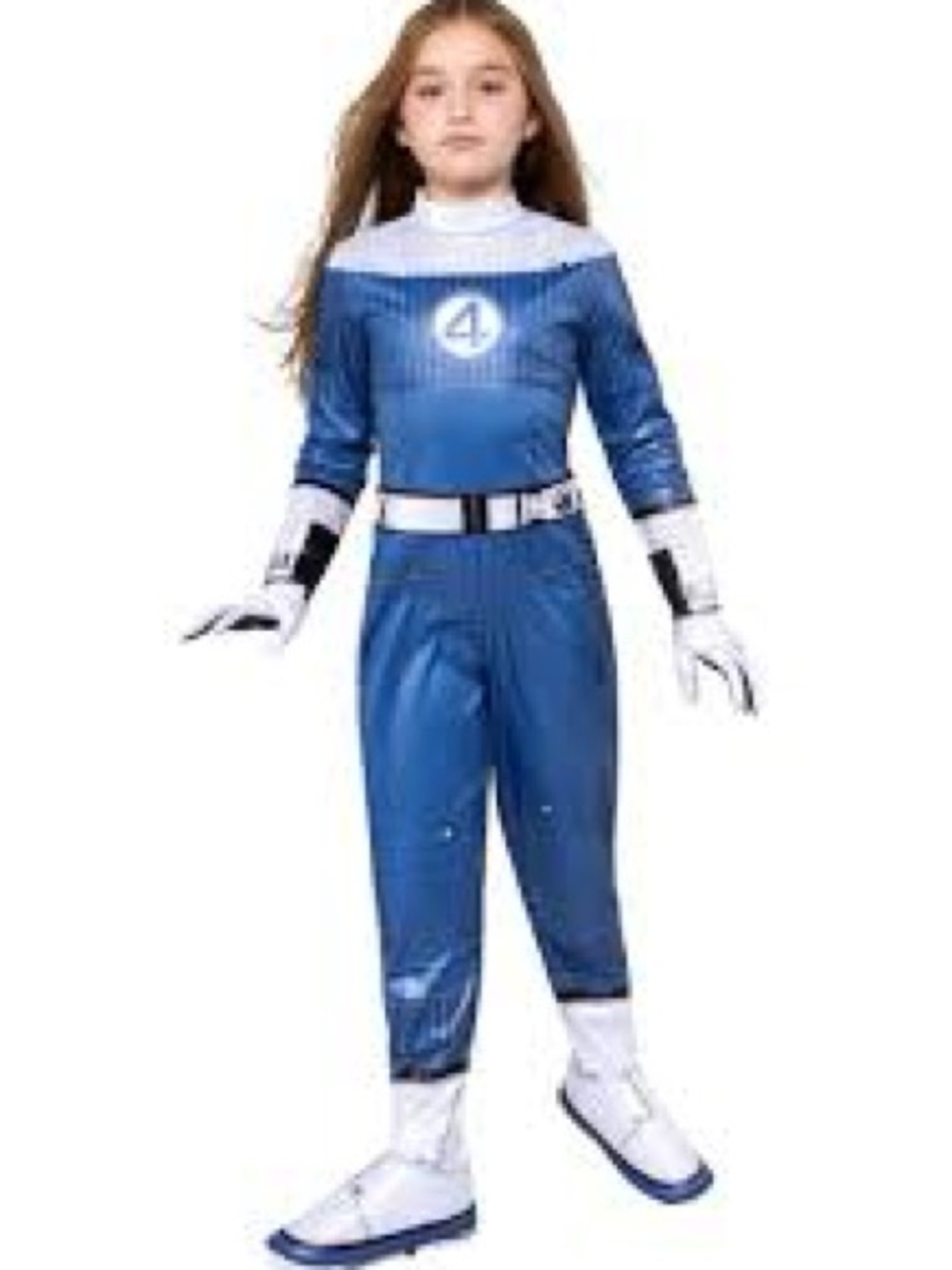 Marvel Fantastic Four disney Invisible Woman Child Costume Size M (7-8)